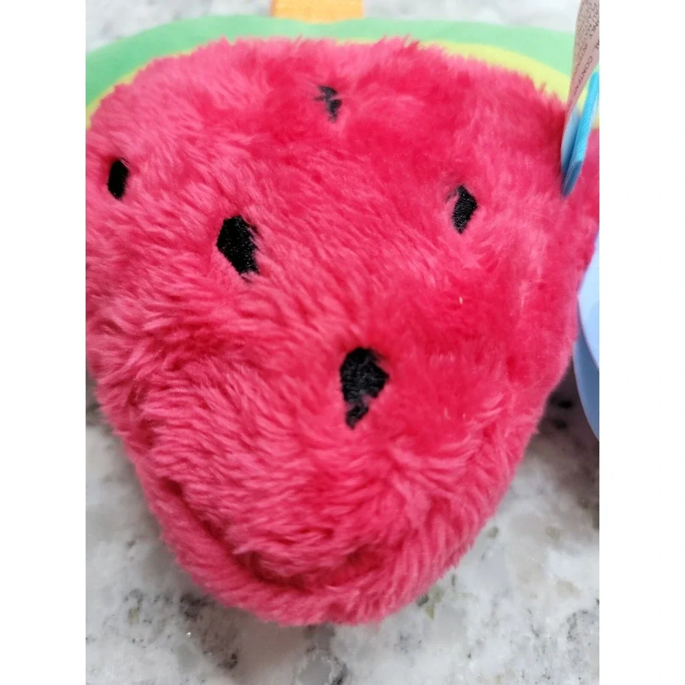 Bark Box‎ Slobbermelon Pop Watermelon Plush Dog Toy Red Green M/L New With Tags